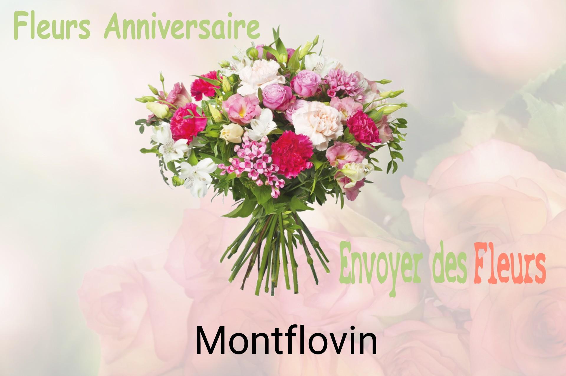 Bouquet de fleurs d’anniversaire livré à Montflovin