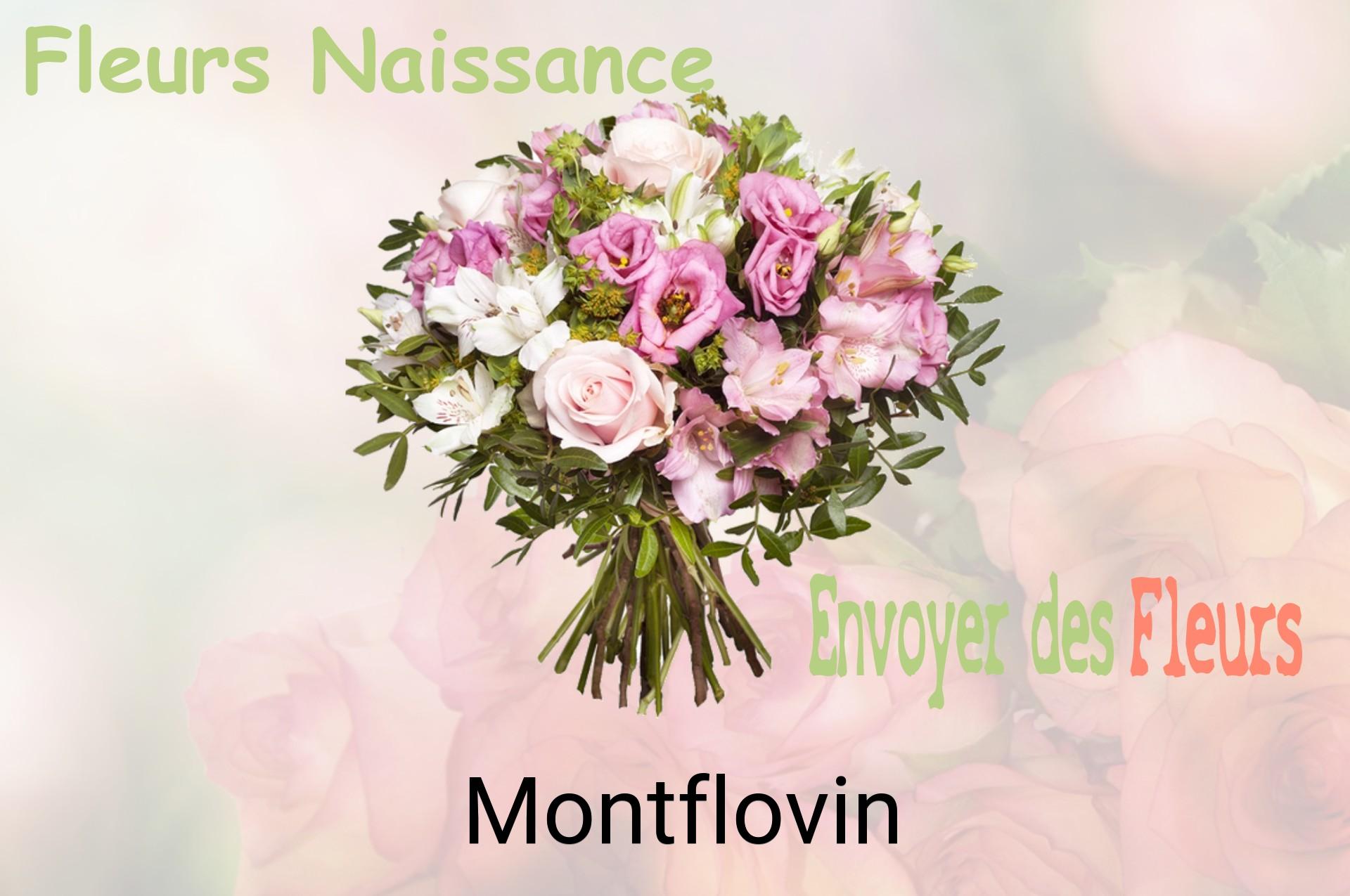 Bouquet de fleurs de naissance livré à Montflovin
